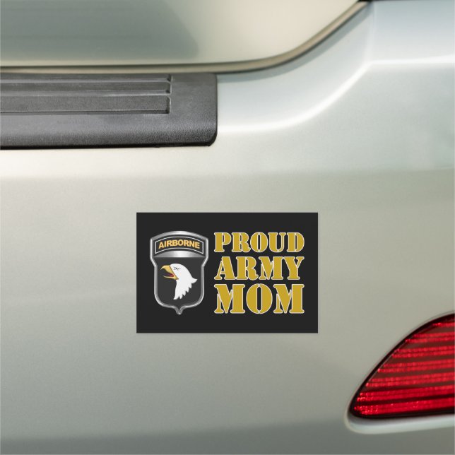 101st Airborne Division Mom Car Magnet (In Situ)