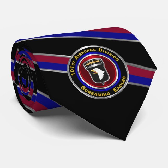 101st Airborne Division  Neck Tie (Rolled)