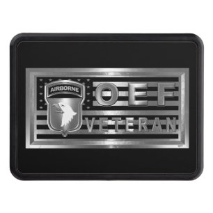 101st Airborne Division OEF Veteran Hitch Cover