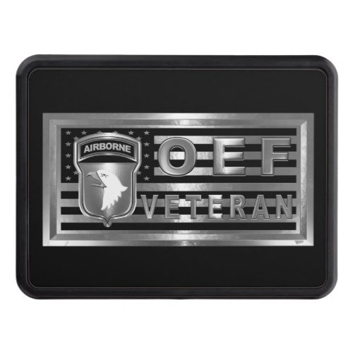 101st Airborne Division OEF Veteran  Hitch Cover