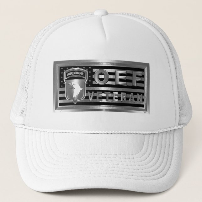 101st Airborne Division Operation Enduring Freedom Trucker Hat (Front)