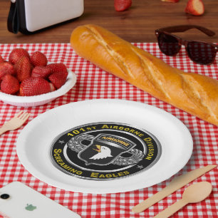 101st Airborne Division Paper Plates