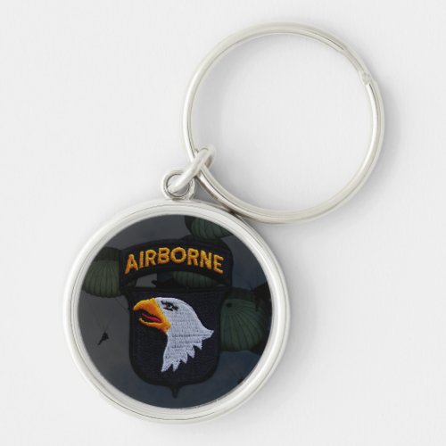 101st Airborne Division Patch Keychain