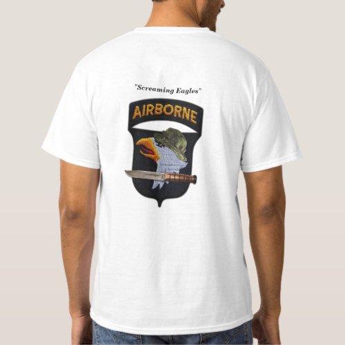 101st airborne division patch screaming eagles T_Shirt