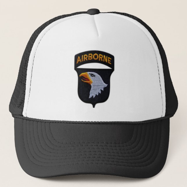 101st airborne division patch trucker hat (Front)