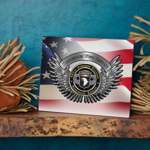 101st Airborne Division  Plaque