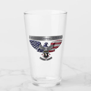 101st Airborne Division “Proud To Have Served” Glass