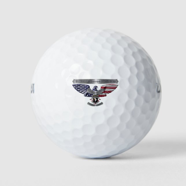 101st Airborne Division “Proud To Have Served” Golf Balls (Front)