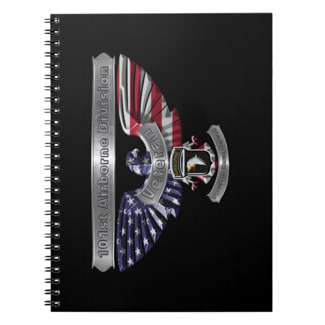 101st Airborne Division “Proud To Have Served” Notebook (Front)