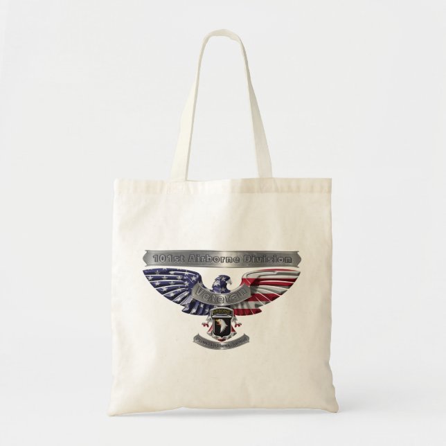 101st Airborne Division “Proud To Have Served” Tote Bag (Front)