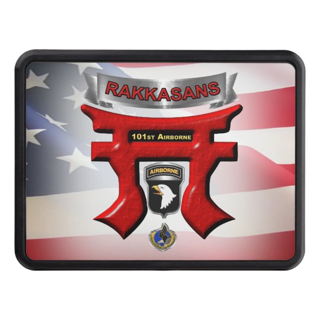 101st Airborne Division “RAKKASANS” Hitch Cover (Front)