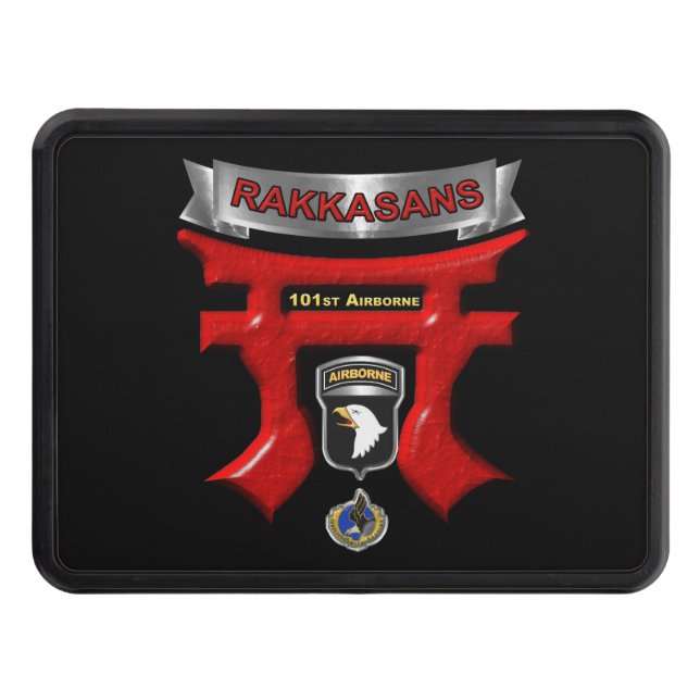 101st Airborne Division “RAKKASANS” Hitch Cover (Front)