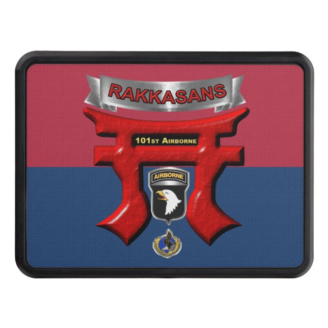 101st Airborne Division “RAKKASANS” Hitch Cover (Front)