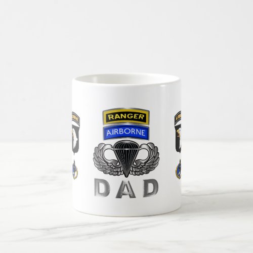 101st Airborne Division Ranger Airborne Dad Coffee Mug