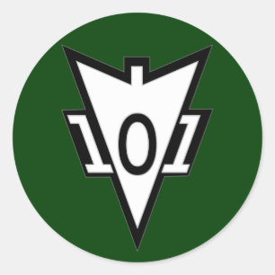 101st Airborne Division Recondo pocket patch 2 Classic Round Sticker