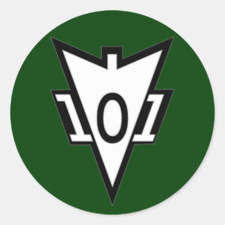 101st Airborne Division Recondo pocket patch 2 Classic Round Sticker