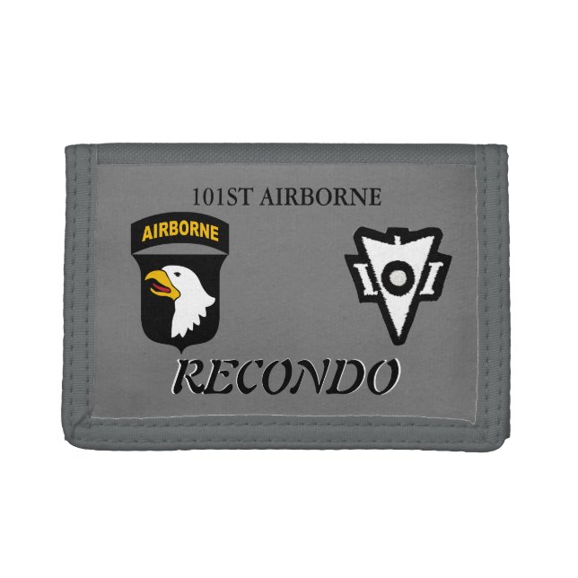 101ST AIRBORNE DIVISION RECONDO TRIFOLD WALLET (Front)
