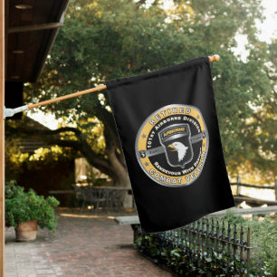 101st Airborne Division Retired Veteran House Flag