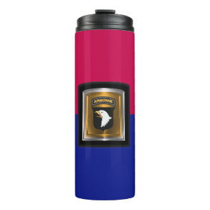 101st Airborne Division Screaming Eagle Design Thermal Tumbler