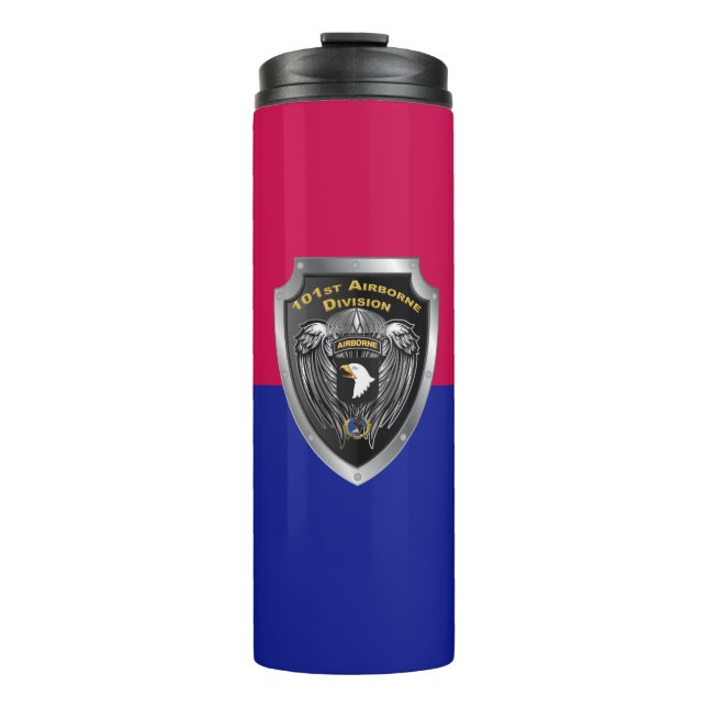 101st Airborne Division Screaming Eagle Shield Thermal Tumbler (Front)