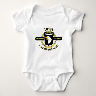 101ST AIRBORNE DIVISION "SCREAMING EAGLES" BABY BODYSUIT