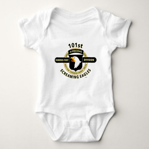 101ST AIRBORNE DIVISION SCREAMING EAGLES BABY BODYSUIT