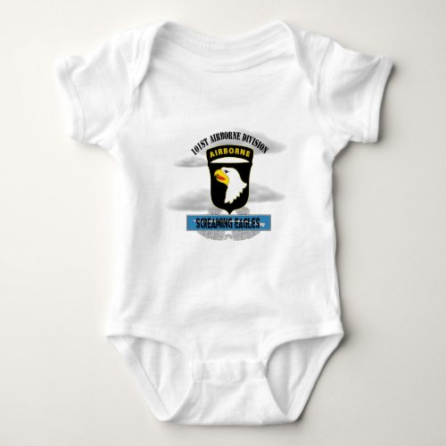 101st Airborne Division Screaming Eagles Baby Bodysuit