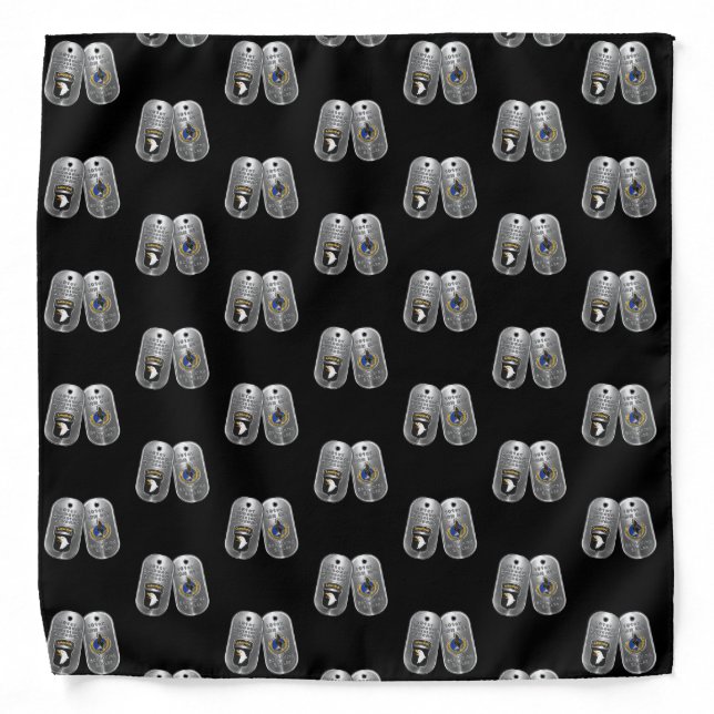 101st Airborne Division Screaming Eagles Bandana (Front)