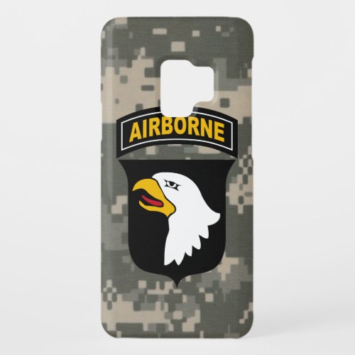 101st Airborne Division Screaming Eagles Camo Case_Mate Samsung Galaxy S9 Case