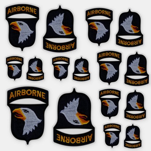 101st Airborne Division Screaming Eagles Contour Sticker