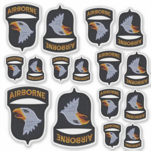 101st Airborne Division Screaming Eagles Contour Sticker