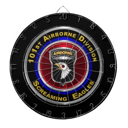 101st Airborne Division âœScreaming Eaglesâ  Dart Board