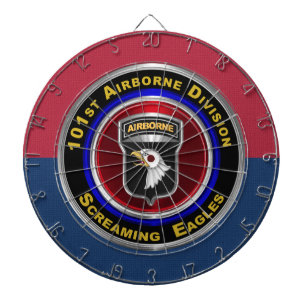 101st Airborne Division “Screaming Eagles” Dart Board