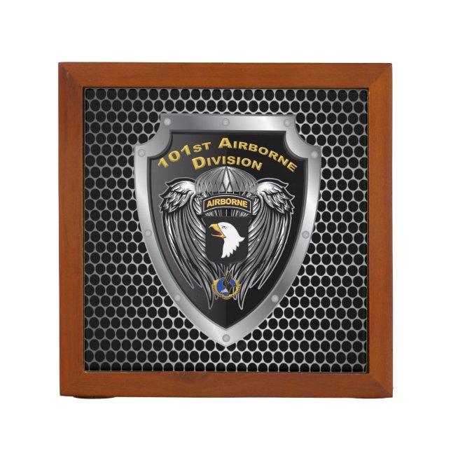 101st Airborne Division “Screaming Eagles” Desk Organizer (Front)