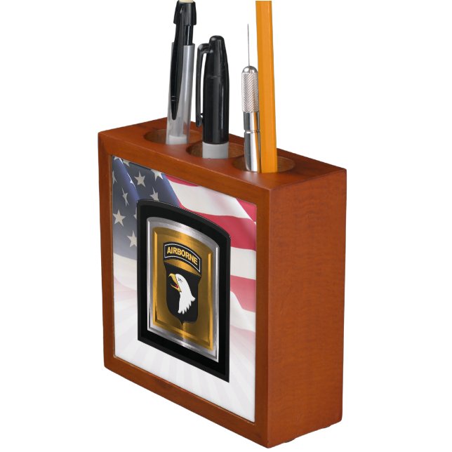101st Airborne Division “Screaming Eagles” Desk Organizer (In Situ)