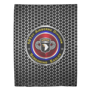 101st Airborne Division “Screaming Eagles” Duvet Cover