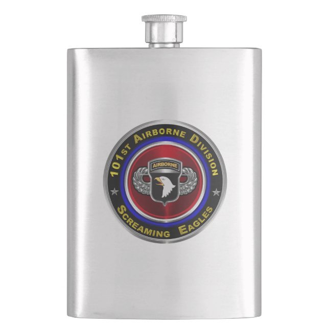 101st Airborne Division “Screaming Eagles” Flask (Front)