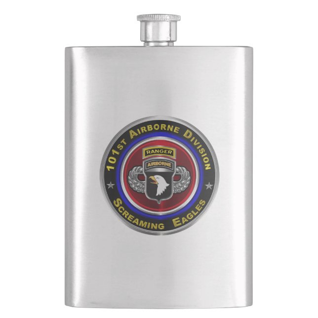 101st Airborne Division “Screaming Eagles” Flask (Front)