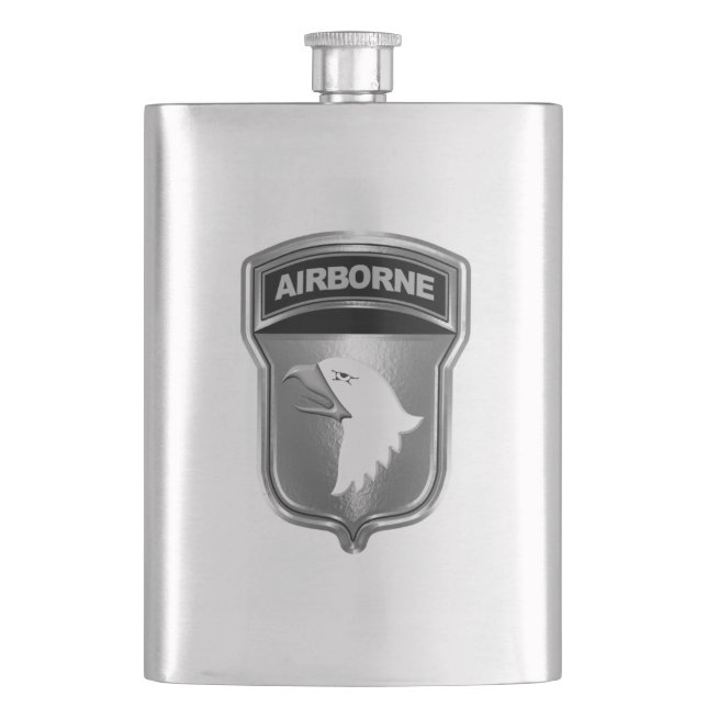 101st Airborne Division “Screaming Eagles” Flask (Front)