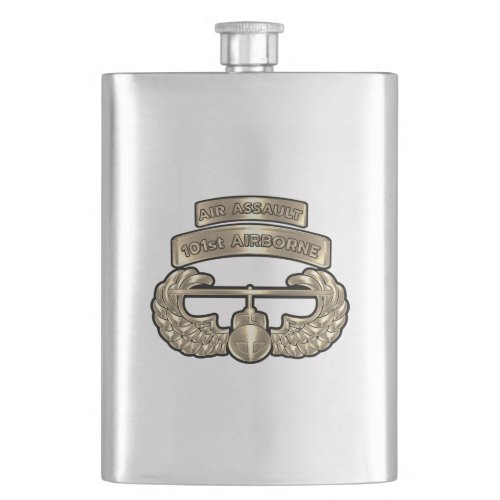 101st Airborne Division Screaming Eagles Flask