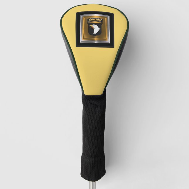 101st Airborne Division “Screaming Eagles” Golf Head Cover (Front)