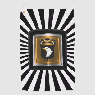 101st Airborne Division “Screaming Eagles” Golf Towel