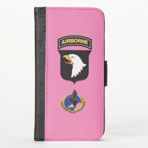 101st Airborne Division “Screaming Eagles” iPhone X Wallet Case