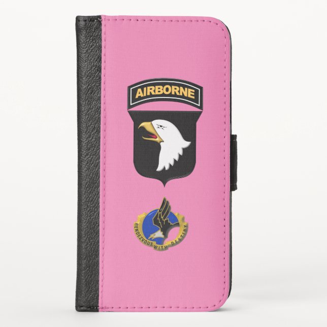 101st Airborne Division “Screaming Eagles” iPhone Wallet Case (Front)