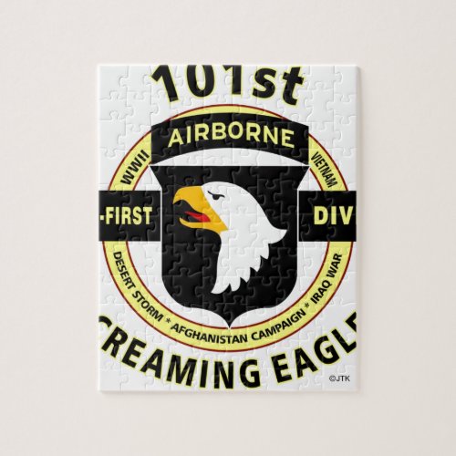 101ST AIRBORNE DIVISION SCREAMING EAGLES JIGSAW PUZZLE