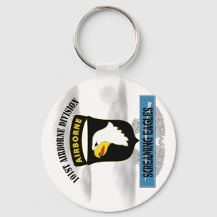 101st Airborne Division "Screaming Eagles" Keychain