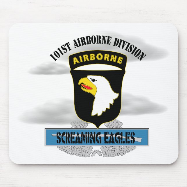 101st Airborne Division "Screaming Eagles" Mouse Pad (Front)
