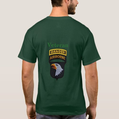 101st Airborne Division Screaming Eagles Patch T_Shirt