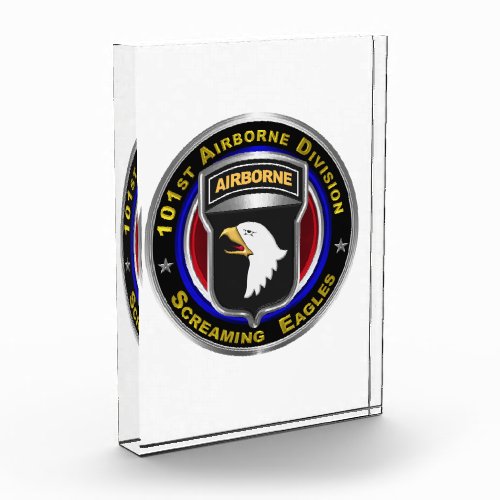 101st Airborne Division Screaming Eagles Photo Block