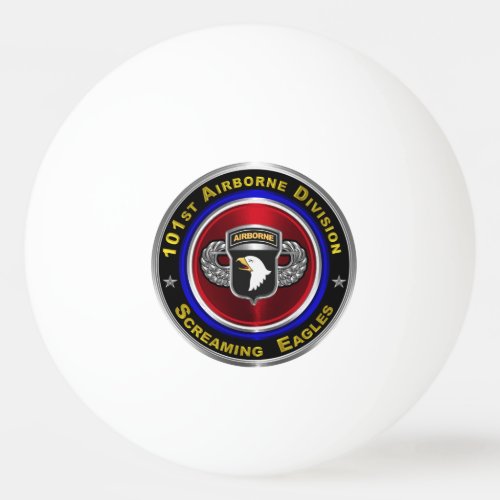 101st Airborne Division âœScreaming Eaglesâ Ping Pong Ball